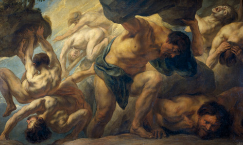 v-ersacrum: Fall of the Titans by Jacob Jordaens (1636-1638) and Cornelis van Haarlem (c.1588)