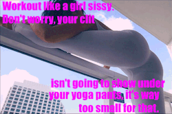 sissy-pussy-galore:And that’s just how we like our clits isn’t it gurls?