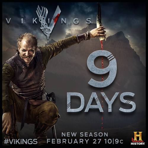 Can’t wait for Vikings. I’m officially addicted