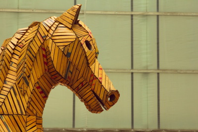 Barcelona,  Cavall de Troia  a l'Auditori de Barcelona, Spain