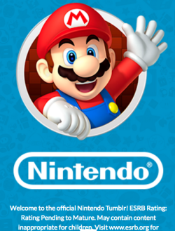 dat-soldier:  durbikins:  The official Nintendo tumblr is a NSFW blog.  finally mario is gonna say ‘fuck’ 