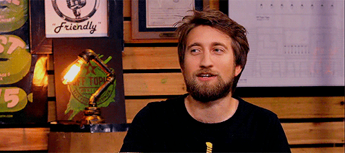 betweenthegames:Gavin winking in Off Topic #134 - Geoff’s Almost 50requested by @renegadenightmare