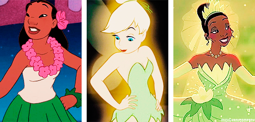 mickeyandcompany:Disney ladies + green (Happy Saint Patrick’s Day!)