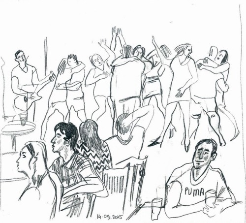 #PADDYSINN_diploma ~ Some more drawings from 2015: Dance floor.~ Ещё немного зарисовок из 2015: Та