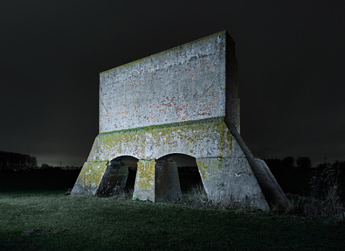darksilenceinsuburbia:Jonathan Andrew. Abandoned WWII Bunkers.Website  Behance