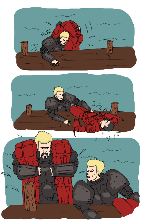johnhawkens:  pocketaimee:  This is what happened after the end of the movie. You cannot convince me otherwise!! (Credit for this idea goes to you, anonymous dude on 4chan. You’re awesome.)  May it be so ;n; 