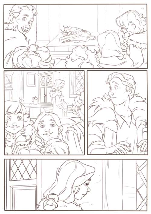 inimeitiel:Here’s the short comic I was working on last year and never finished. This was actually a