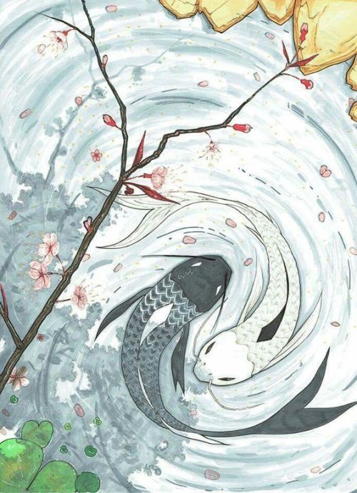 Avatar The Last Airbender - Koi Fish Spirits - “Tui & La” [in Chinese: 推 & 拉. Tui Means: Push.