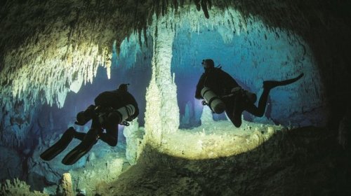  Cave Diver Risks All To Explore Places ‘Where Nobody Has Ever Been’ Diver and photograp