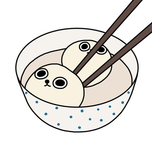 somanyseals:  My soul is a dumpling.http://yesseallife.bigcartel.com/