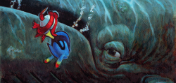 mickeyandcompany:  Concept art for Finding Nemo (adapted from Oh My Disney)