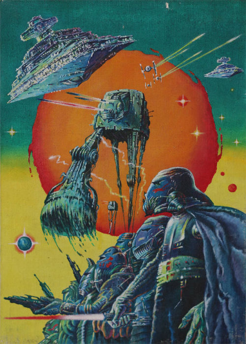 gameraboy: Hungarian Star Wars posters by Tibor Helényi