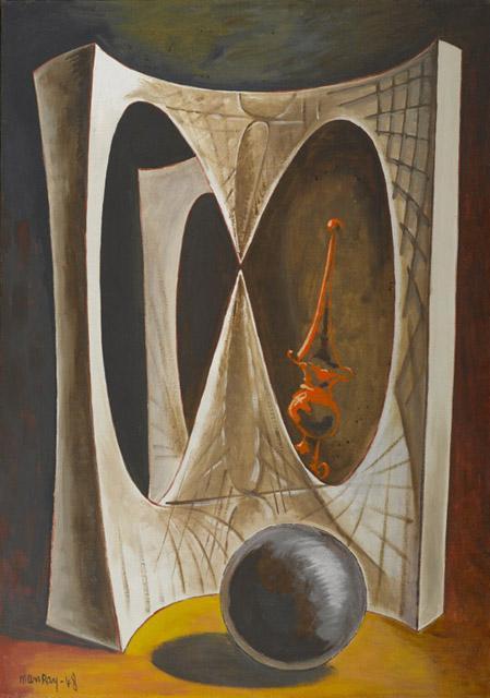 artist-manray:Diderot’s Harpsichord or The Merchant of Venice, 1948, Man RayMedium: oil,canvas