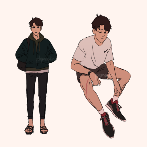 polymorphin: haiji and kakeru ft. athleisure ✨ 