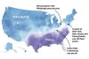 You Guys v Y'All in the United States.
More US word usage maps >>