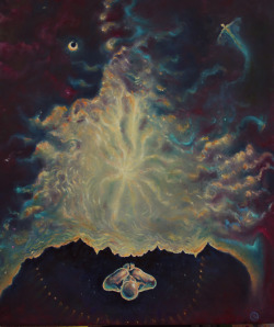 sebmaestro:  &ldquo;Astral projection&rdquo;Oil on canvas 70x50 cmSebastian Eriksson 2013