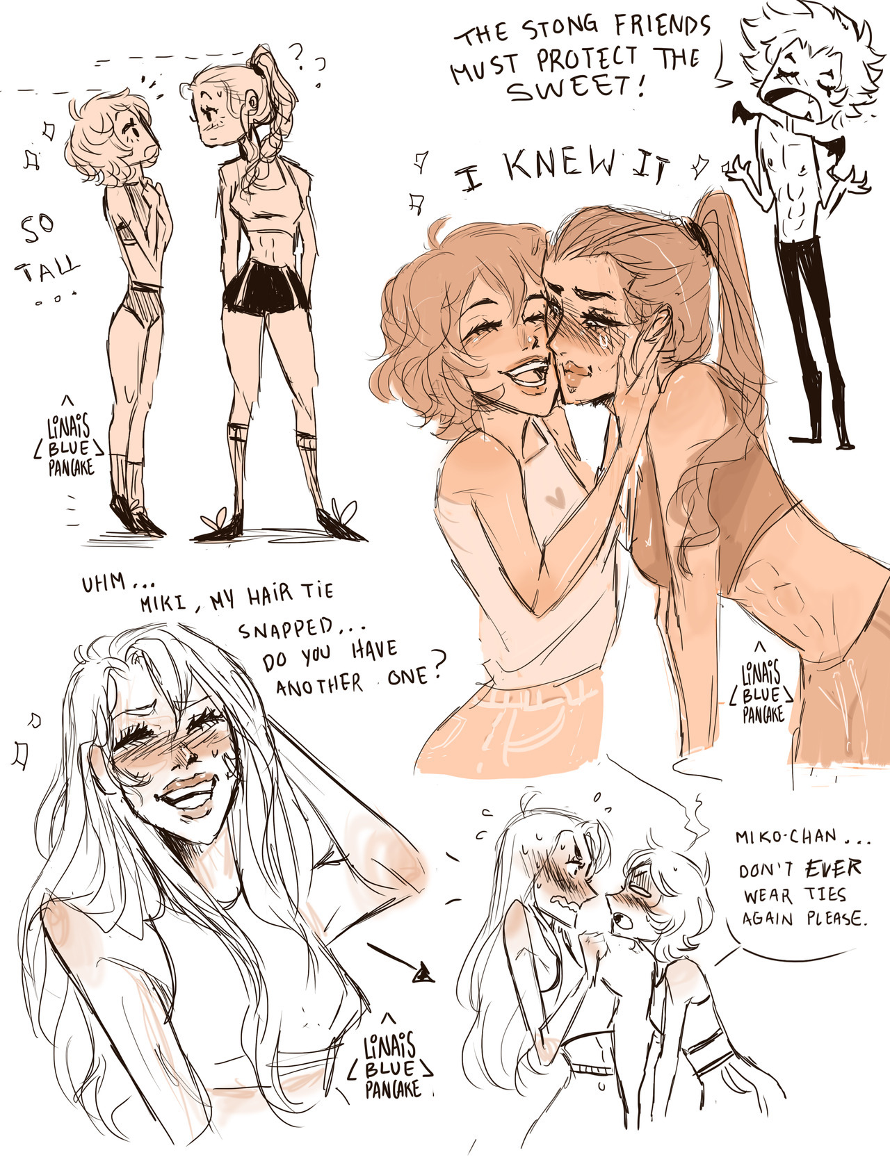 linaisbluepancake:  Both Mikis sketch dump cause i love them and THEY DESERVED BETTER!!!