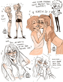 linaisbluepancake:  Both Mikis sketch dump