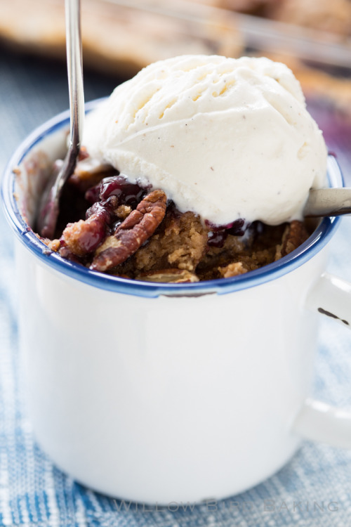 four ingredient blueberry cobbler dump cakeclick here for recipe