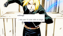 winnifredburkle:    FMA + text posts: 4/