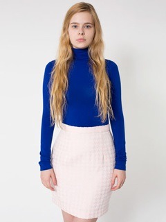 americanapparel:  The Houndstooth Pencil Skirt worn by Caroline.