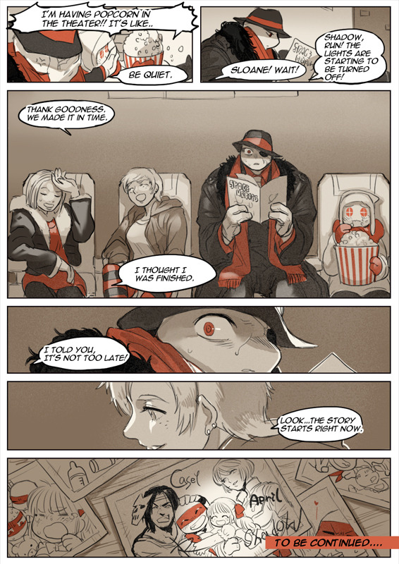 zibanitu6969:       TMNT fancomic “Dimension M Red and Black”#8 page 1-4/4 *Previously