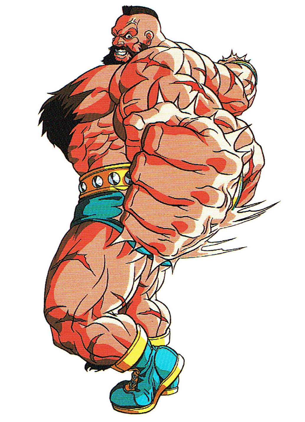 Video Game Art Archive on X: Zangief 'Street Fighter II' Super Nintendo   / X