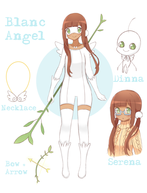 My Miraculous Ladybug OC, a white dove ^o^Her name is Serena and she transforms into Blanc Angel wit