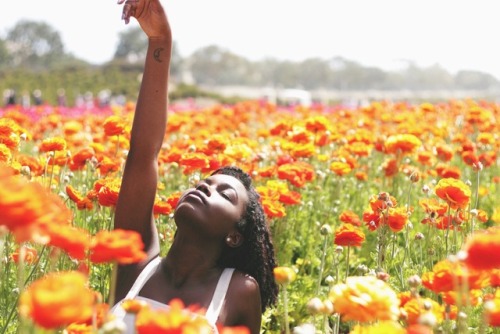 blackfashion:Flower GirlModel: Oneisha Watson | IG: @oneish.aPhotographer: Serrandon IG: @shotbyserr