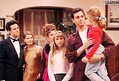 tallskinnyvanillalatte:  The very last scene on Full House 