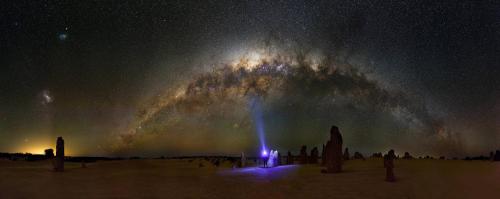 This is a 28 shot, 260MP image I took recently of the Milky Way over The Pinnacles Desert in Western