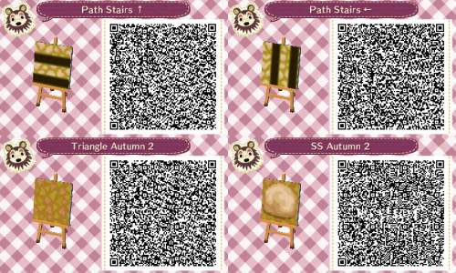 starstaciestar:A few people asked for the QRs for my paths I use in my own town so here they are. 