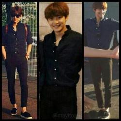 Fysuckourballsfandom:  Minho’s Deep Love Affair With The Same Exact Outfit…