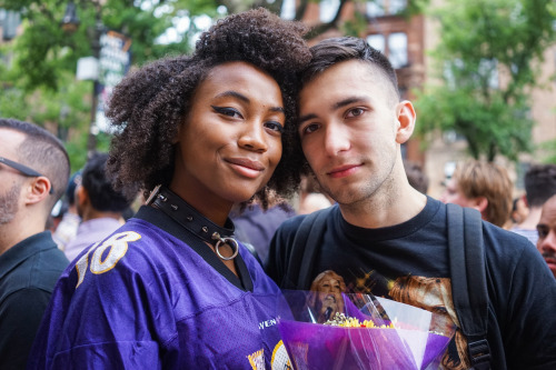 activistnyc:Vigil for ‪#‎OrlandoShooting‬ victims at the historic Stonewall Inn. #OrlandoStrong #lov