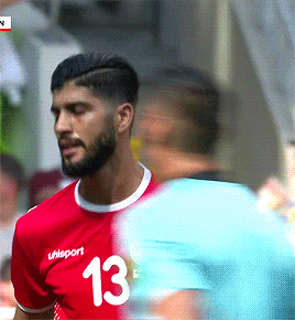 mjalti:lionelsmessi:Ferjani Sassi during the match between Belgium and Tunisia