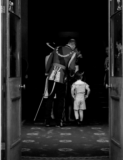 theroyalsandi:The Duke of Cambridge and Prince Louis at the Trooping the Colour 2022