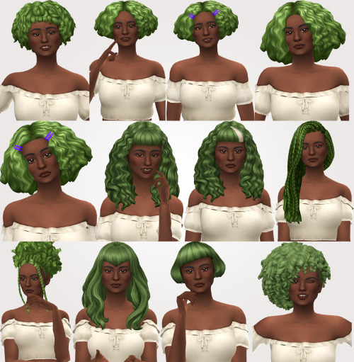 sleepywillowsims:@simmerstesia hair dump in qwertysims modified maxisSo sorry I’ve been MIA. I have 