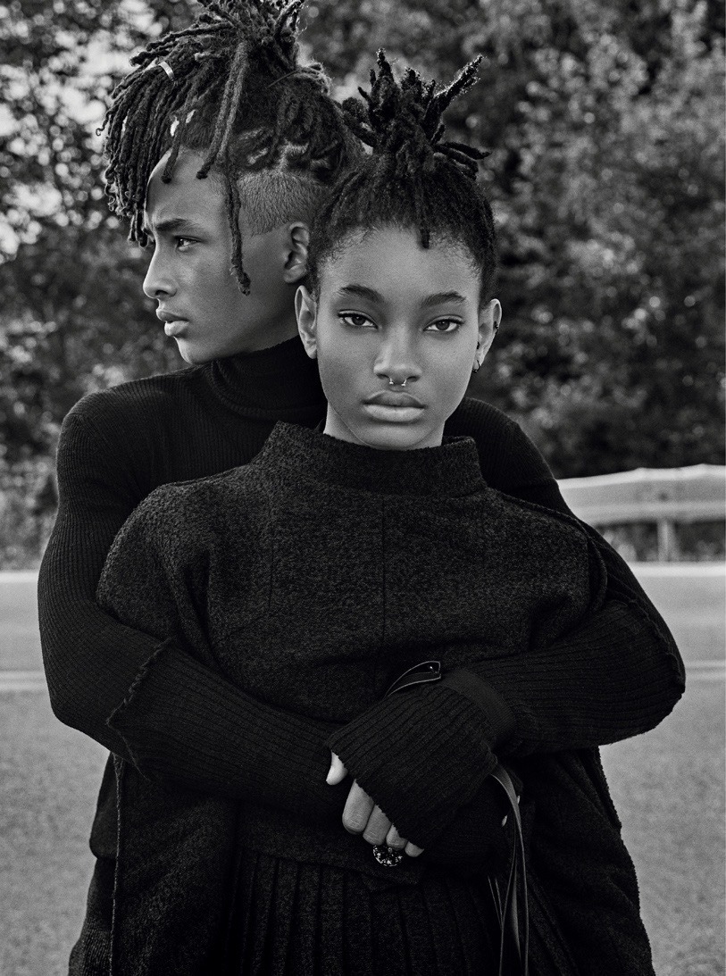 streetbefashion:  world-of-fashions:  Willow Smith &amp; Jaden Smith for Interview