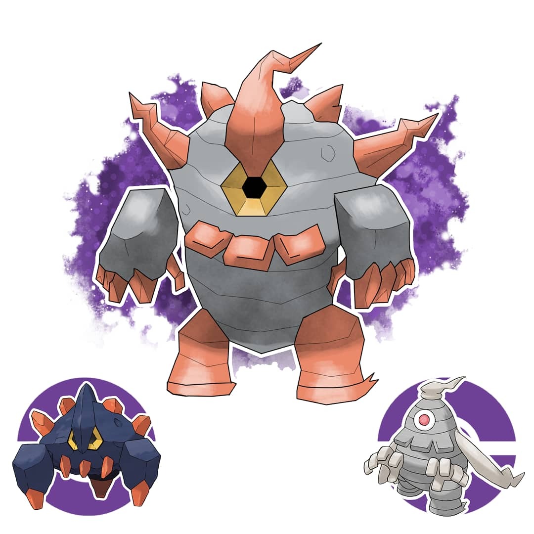 jatrickart:  Roggenrola/Duskull line fusion.
