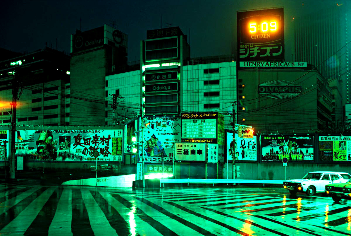 Greg Girard: Shinjuku at 05:19am, Tokyo, Japan, 1970s