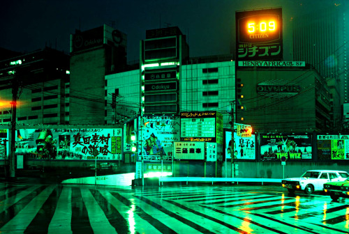 Greg Girard: Shinjuku at 05:19am, Tokyo, Japan, 1970s