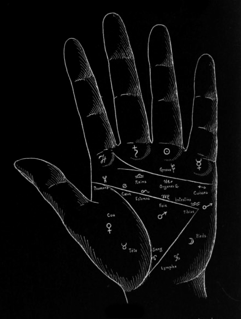 chaosophia218:Elie Alta - Art of Palmistry, “Cosmogonie Humaine”, 1917.