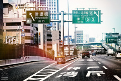 ileftmyheartintokyo:  Hanshin Expressway, Osaka. by Alex Abian (Also on flickr.com/alexabian) on Flickr. 