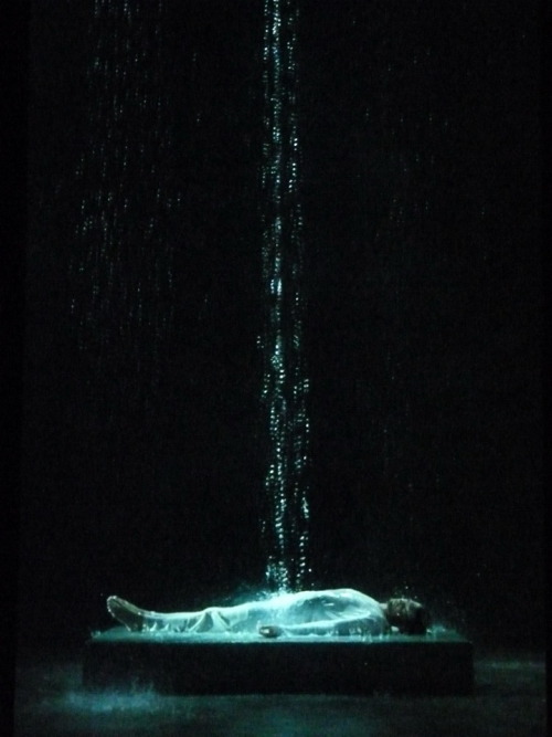 metagnosis:Bill Viola, Tristan’s Ascension; le son d une montagne sous une cascade, 2005