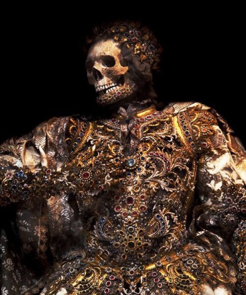 tfa95dbs:Jewelled Skeletons from Europe.  St. Gratian St. Maximin St. Vitalian St. Alexander St. Vic