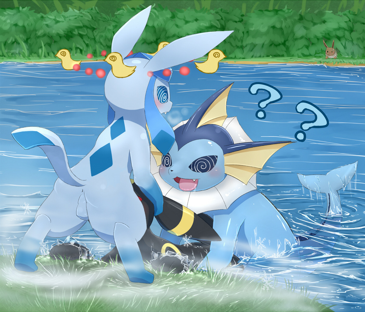 doyourpokemon:  Silly Umbreon, hypnotizing other Pokemon and telling them to fuck