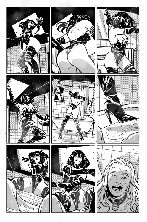  Some of my favorite B/W pages from #LOVESICK issue#1  link to buy it HERE –> http://bit.ly