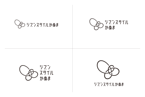 ジブンスタイルかぬま logomark 栃木県鹿沼市の魅力を発信する「ジブンスタイルかぬま」のためのロゴマーク。 鹿沼市の4つのエリアを取り囲むように、鹿沼市のシルエットを一本のラインで描きました。そ