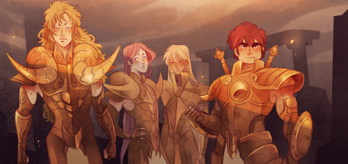 ameliecausse: Some golds ! I really like the Aries cloth, I love how the armor’s plates f