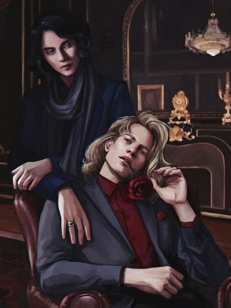 hidethesilverwaresblog:Louis de Pointe du Lac and Lestat de LioncourtJust wanted to share the absolu